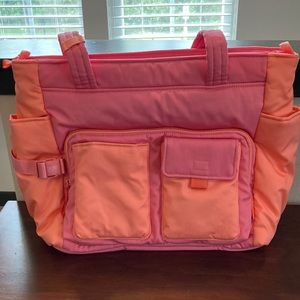 Vera Bradley Utility Tote *NEW* Pink Daisy Colorblock